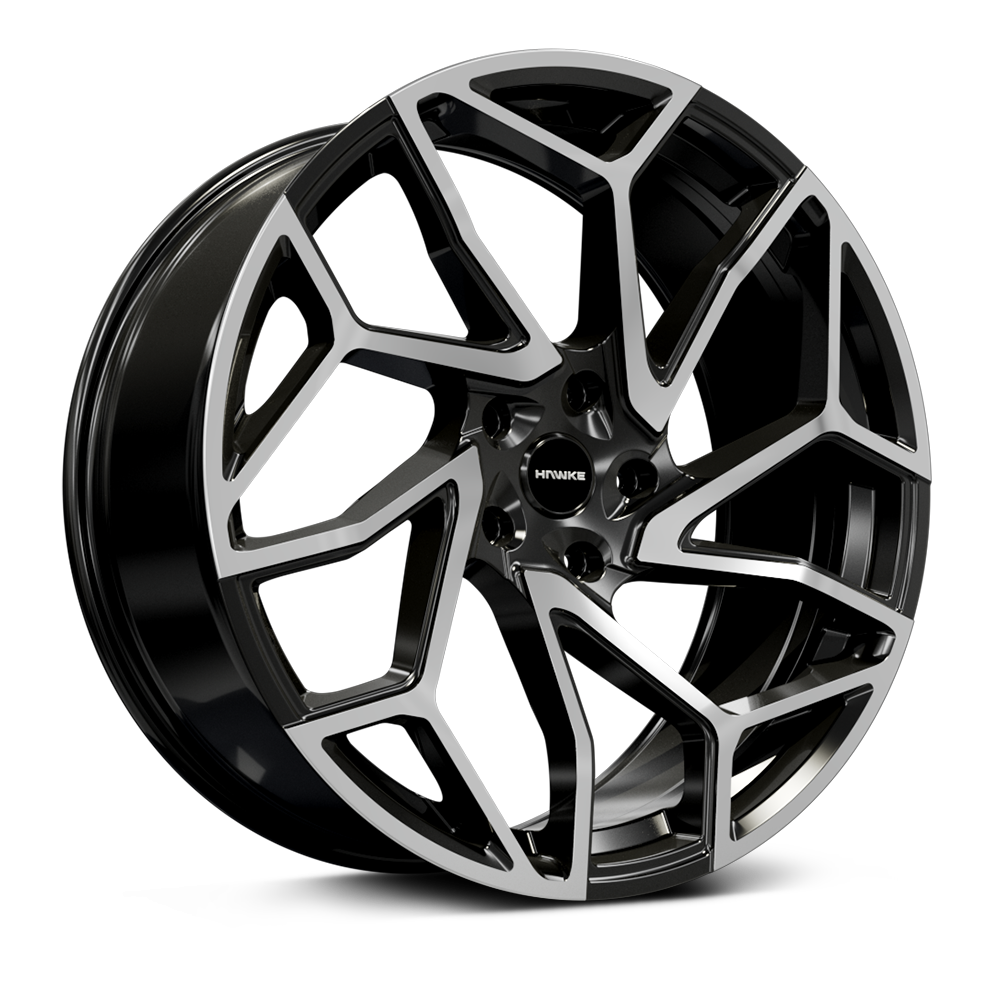 4 x 22" HAWKE KHOTAN ALLOY WHEELS (5x108)