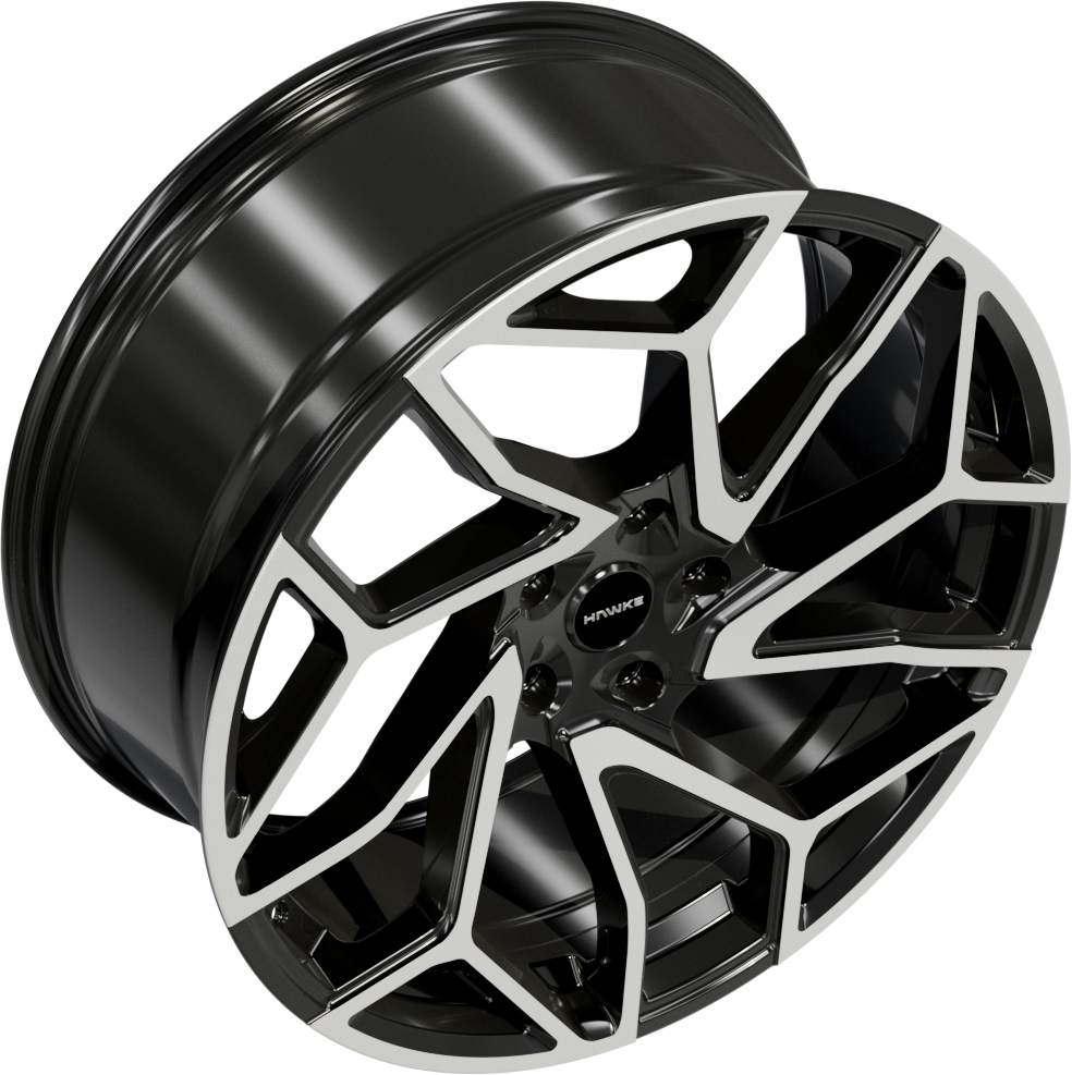 4 x 22" HAWKE KHOTAN ALLOY WHEELS (5x108)