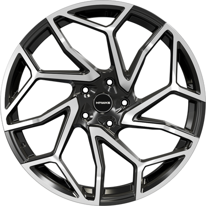 4 x 22" HAWKE KHOTAN ALLOY WHEELS (5x108)