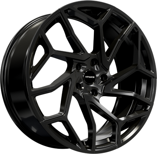 4 x 22" HAWKE KHOTAN ALLOY WHEELS (5x108)