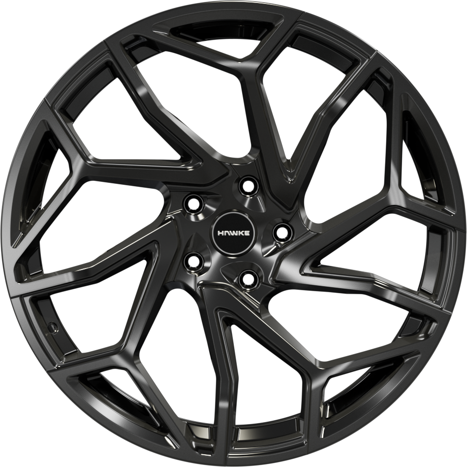 4 x 22" HAWKE KHOTAN ALLOY WHEELS (5x108)