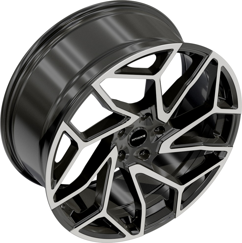 4 x 22" HAWKE KHOTAN ALLOY WHEELS (5x108)