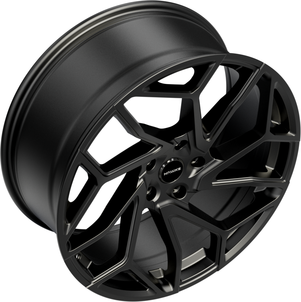 4 x 22" HAWKE KHOTAN ALLOY WHEELS (5x108)