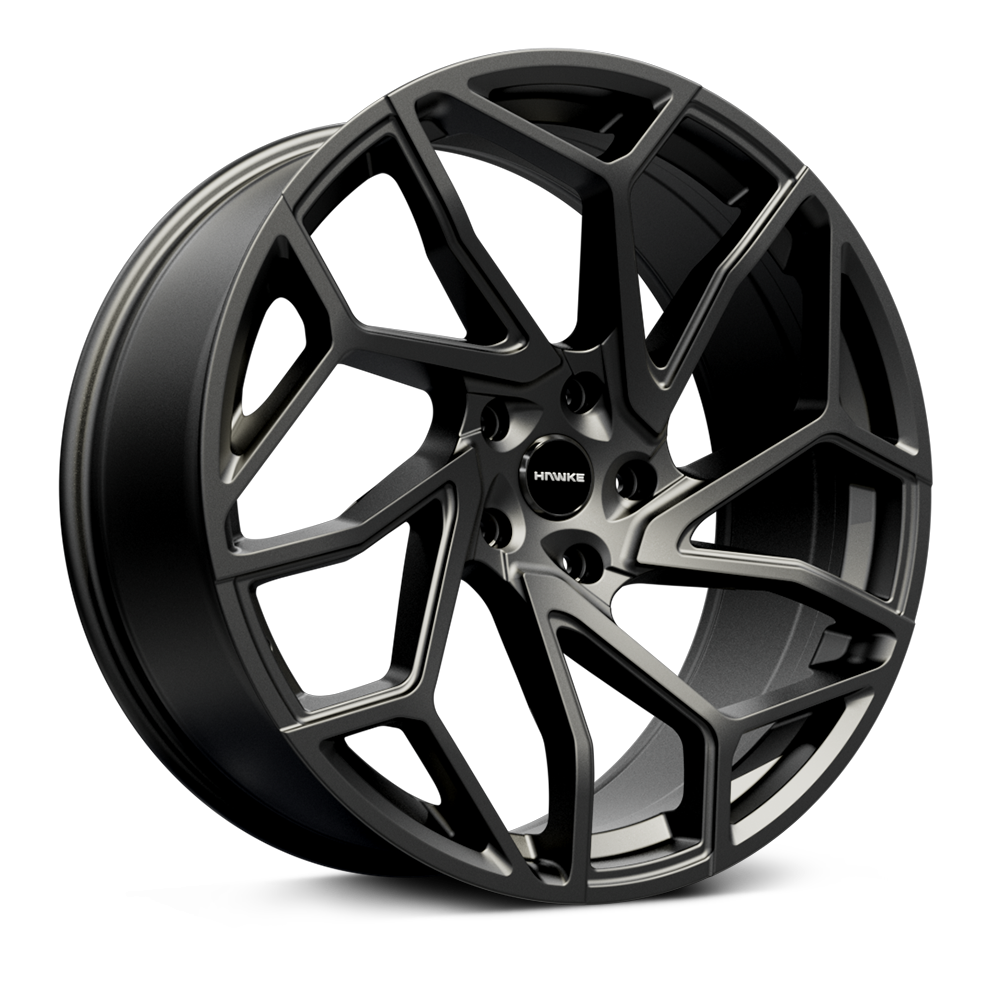 4 x 22" HAWKE KHOTAN ALLOY WHEELS (5x108)