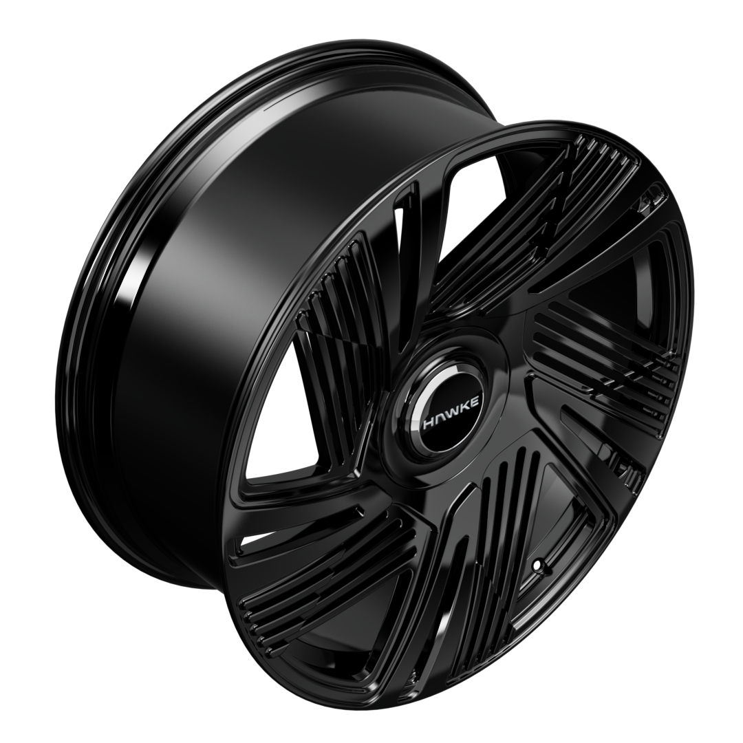 22" Hawke Revenant Forged Alloy Wheel Set (4x) | Black | Rolls Royce Ghost | Wider Rears - Image 2