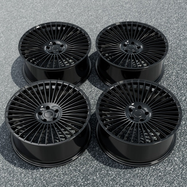 4 x 22" HAWKE SAKA WHEELS (5-120) (wider rears) - Image 4