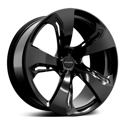 22" Hawke Tundra Forged Alloy Wheel Set (4x) | Black | Bentley Bentayga