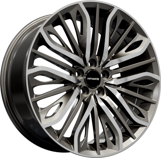 4 x 22" HAWKE VEGA WHEELS (5x112)