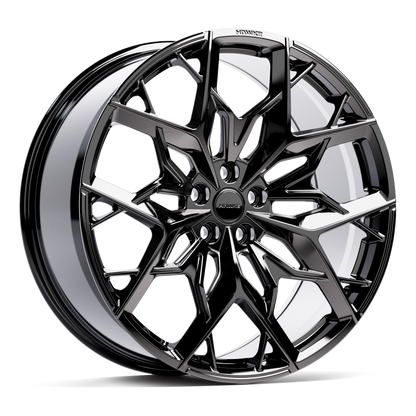 23" Hawke Vortex Alloy Wheel Set (4x) | Gloss Black | Range Rover | 5x120