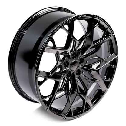 23" Hawke Vortex Alloy Wheel Set (4x) | Gloss Black | Range Rover | 5x120 - Image 3