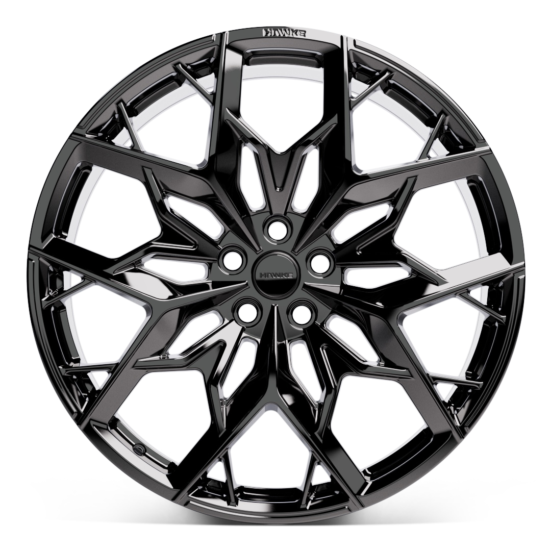 23" Hawke Vortex Alloy Wheel Set (4x) | Gloss Black | Range Rover | 5x120 - Image 2