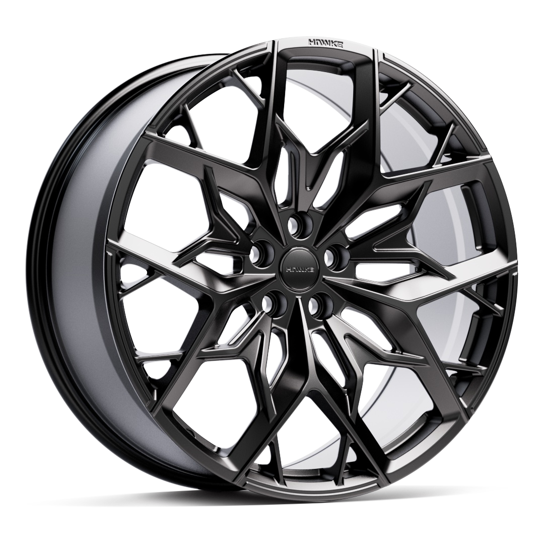 23" Hawke Vortex Alloy Wheel Set (4x) | Gloss Black | Range Rover | 5x120