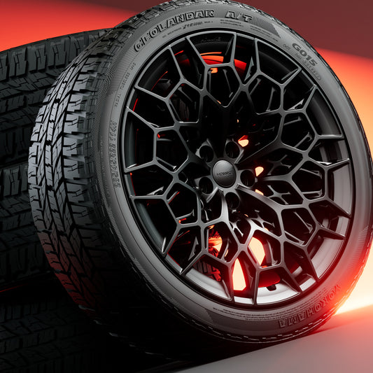 4 x 22" HAWKE HELION WHEELS & TYRES PACKAGE (LAND ROVER DEFENDER)