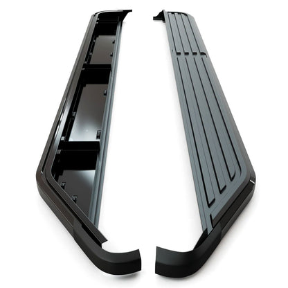 PATTERN SIDE STEPS - BLACK LAND ROVER DISCOVERY 3 & 4 (L319)