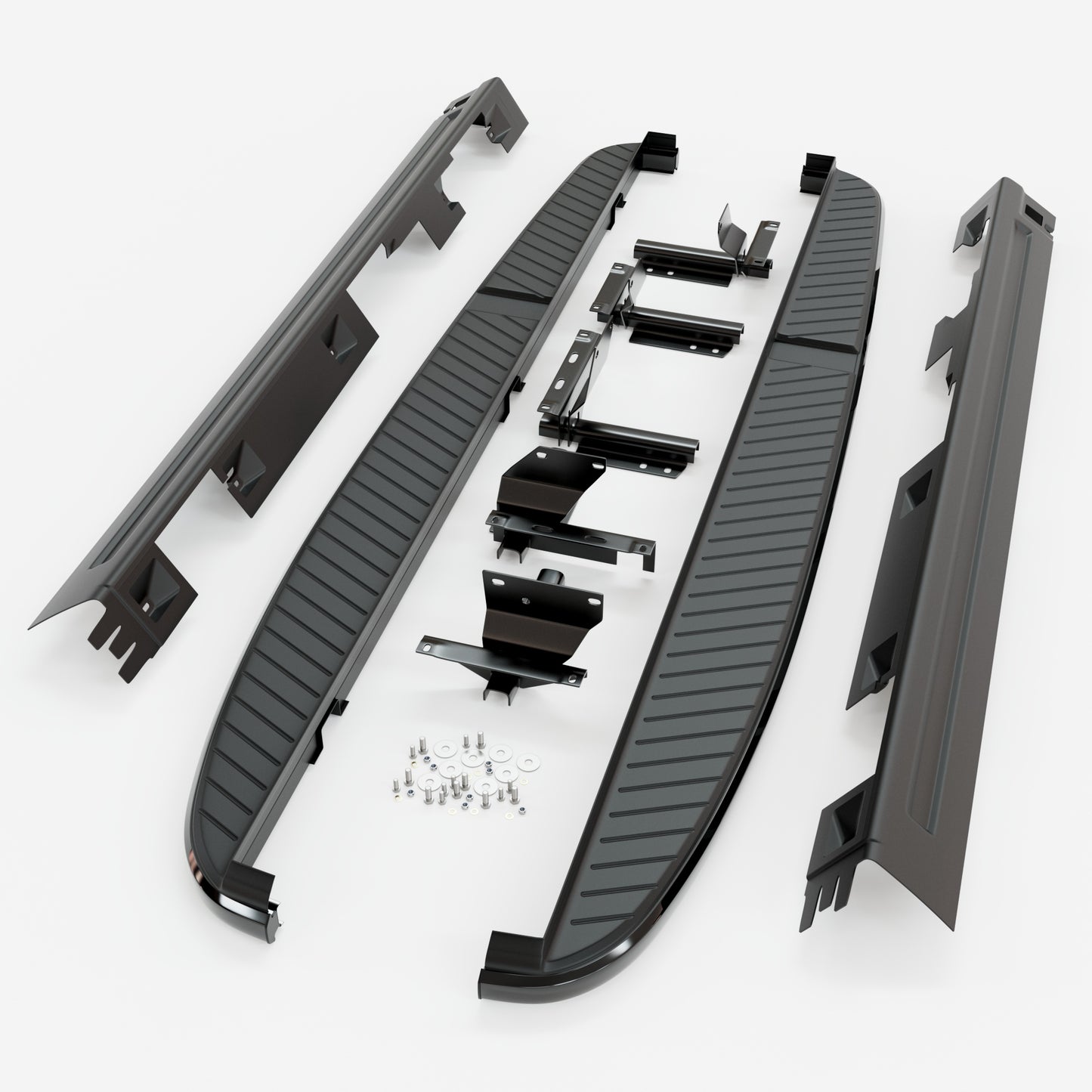 PATTERN SIDE STEPS - BLACK RANGE ROVER SPORT (L320 2005-2013)