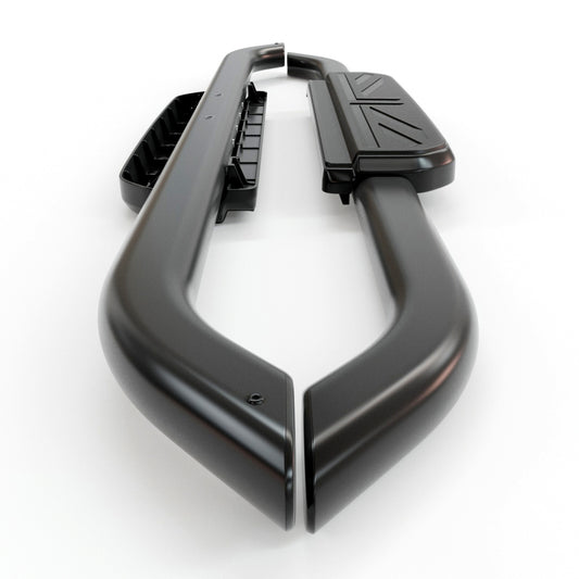 UNION JACK PATTERN SIDE STEPS - BLACK DEFENDER 90 (SINGLE)