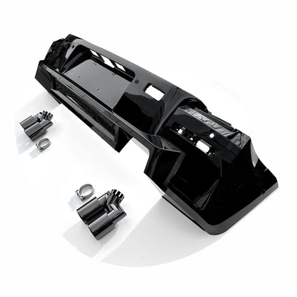 Hawke LM Style Rear Bumper incl Exhaust Tips Land Rover Defender P400 L663