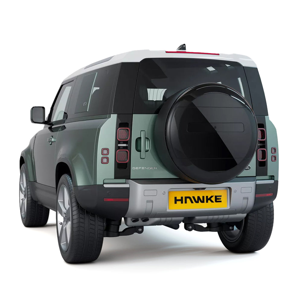 Plain Rear Wheel Cover Gloss Black Fits Defender 90 & 110 L663 MY20 ...