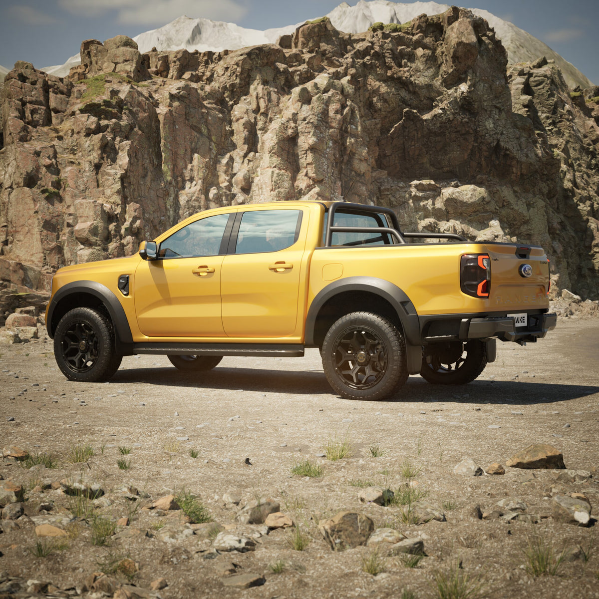 Hawke Wide Arch Kit Smooth Raptor Style Wheel Arch Extensions To to fit Ford Ranger 2023 onwards - Image 7