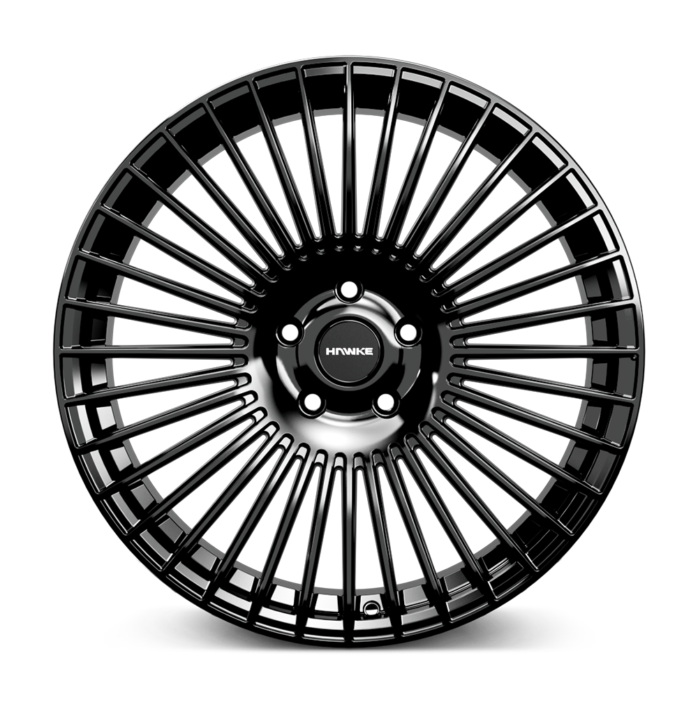 4 x HAWKE SAKA 22 INCH WHEELS (5x112 WIDER REARS)