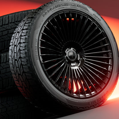 4 x HAWKE SAKA 22 INCH WHEELS & TYRES PACKAGE (LAND ROVER DEFENDER)