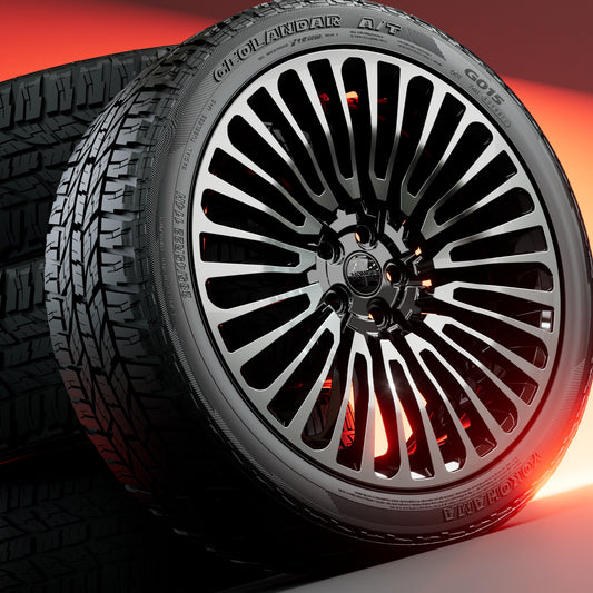 4 x HAWKE SENTRY 22 INCH WHEELS & TYRES PACKAGE (LAND ROVER DEFENDER)