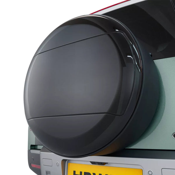 Smooth Plain Rear Wheel Cover Gloss Black Fits Defender 90 & 110 L663 ...
