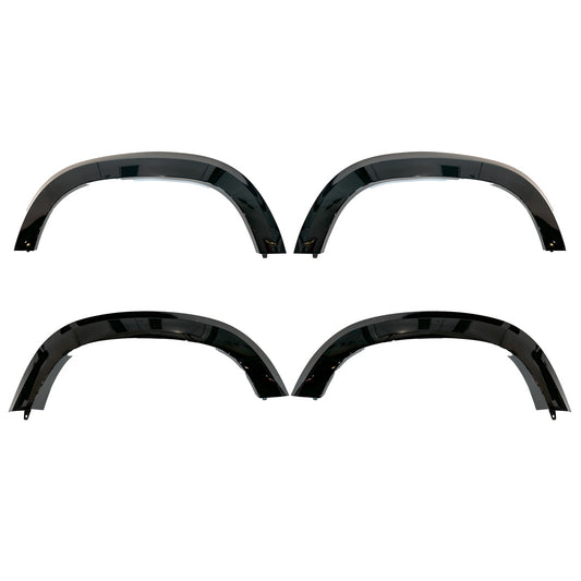 Hawke Gloss Black OE Style Wheel Arches Fits Defender 90 L663