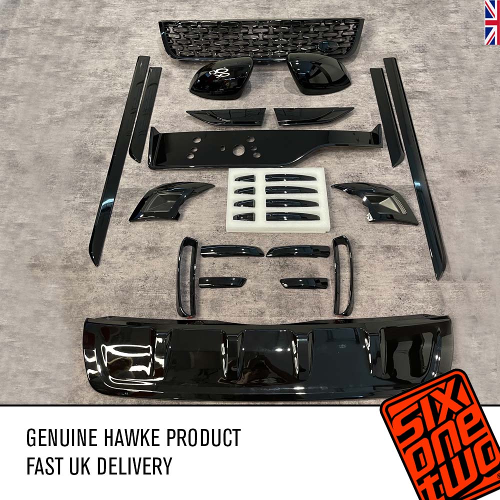 Hawke Black Pack Styling Pack Fits Range Rover Discovery 5 L462 27 Pie ...
