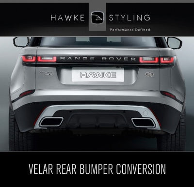 VELAR Silver Conversion for Rear Bumper & Chrome Exhaust - Image 2