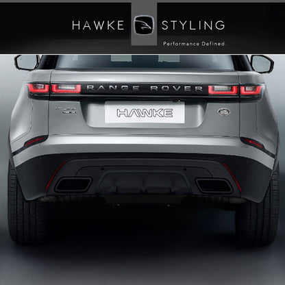 Hawke Rear Bumper & Black Pack Exhaust Conversion 2017+ fits Velar